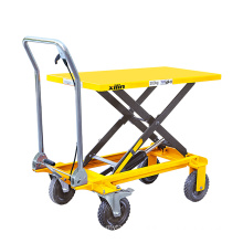 Xilin 200kg   manual hydraulic single Scissors Lift Table hydraulic scissor lift table